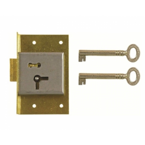 Brass 1 Lever Till Lock or drawer lock